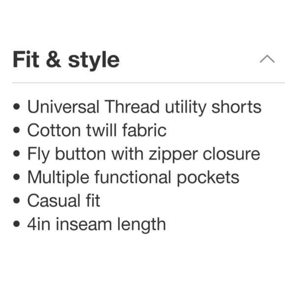 Universal Thread High Rise Utility Shorts - Picture 10 of 11